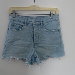 Old Navy Sky High A Line Cutoff Denim Shorts Size  6.